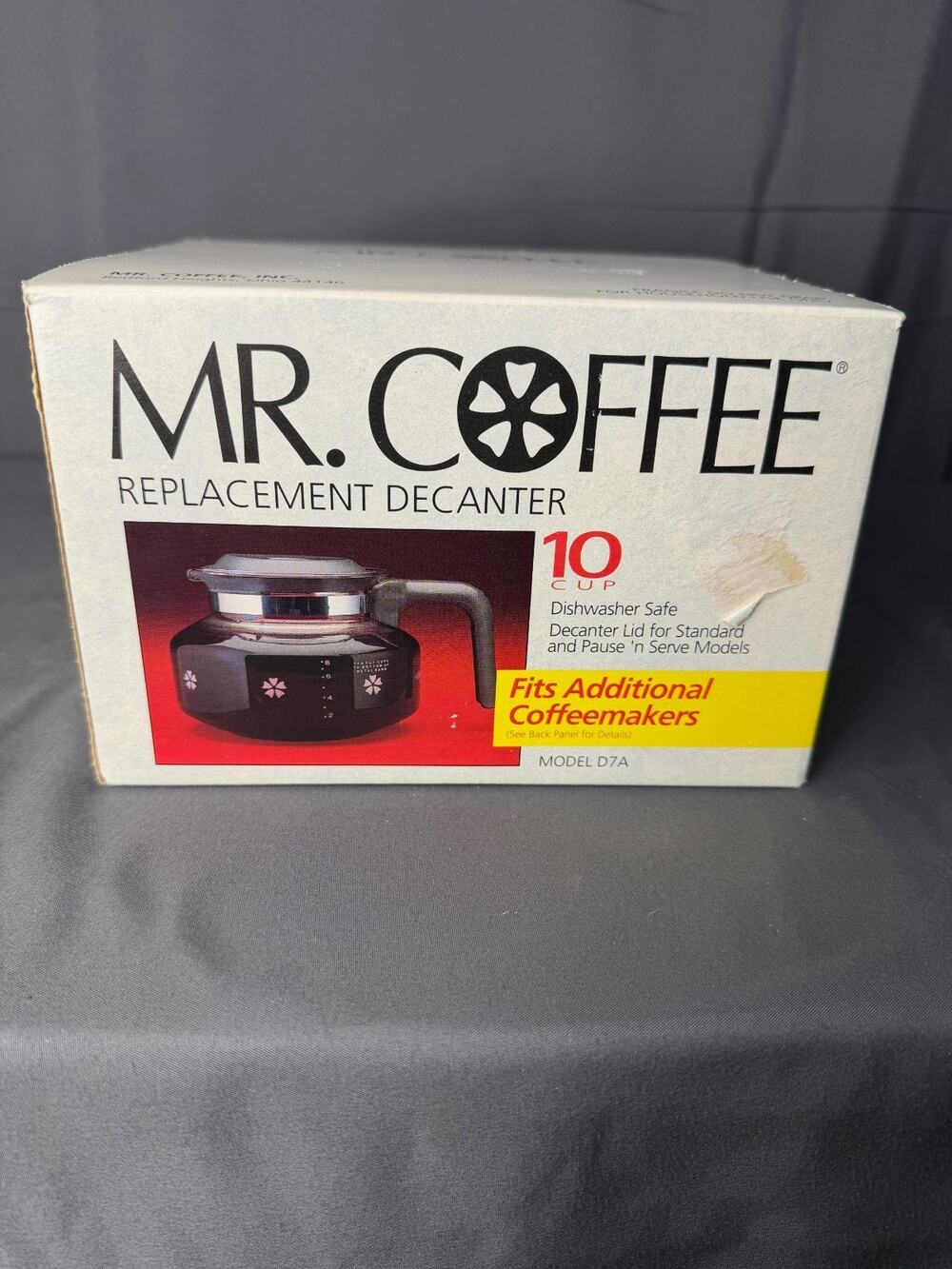 Mr Coffee Vintage 1986 10 Cup Coffee Carafe Model D7A Fits Many Models Prop